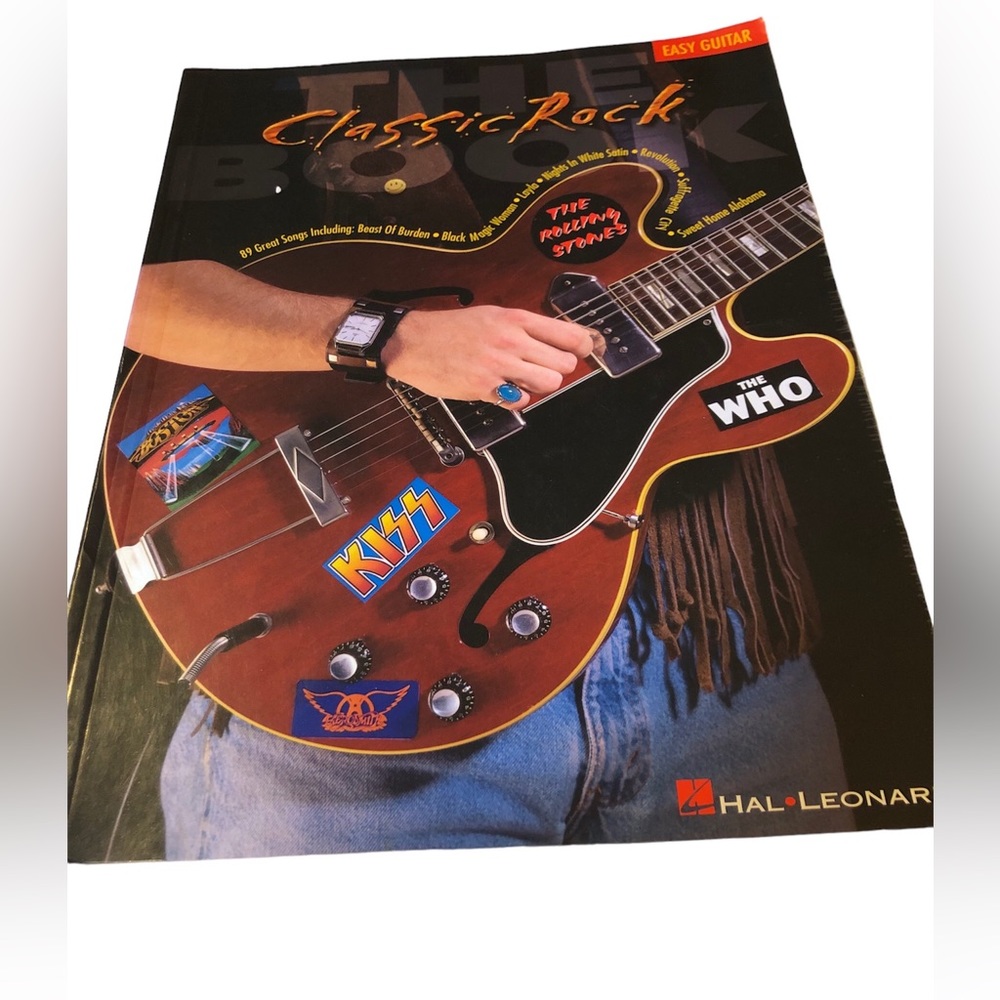 The Classic Rock Book, Easy Guitar, Hal Leonard 1996, 89 Rock songs Ozzy Beatles